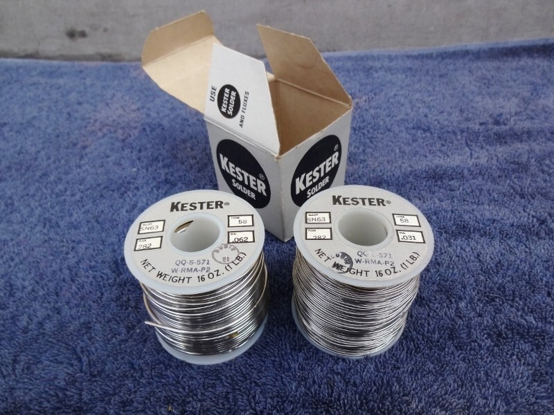 Kester Solder NOS 2lb. SN63 Core 58 Dia. .062 .031 282 Flux QQS571 eBay