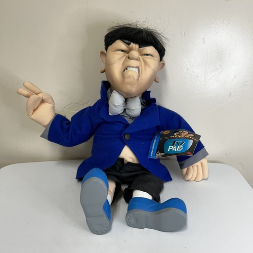 Figurina The Three Stooges 22" di Moe - Spumko - 1996 - Nuova con etichette - Foto 10 di 10