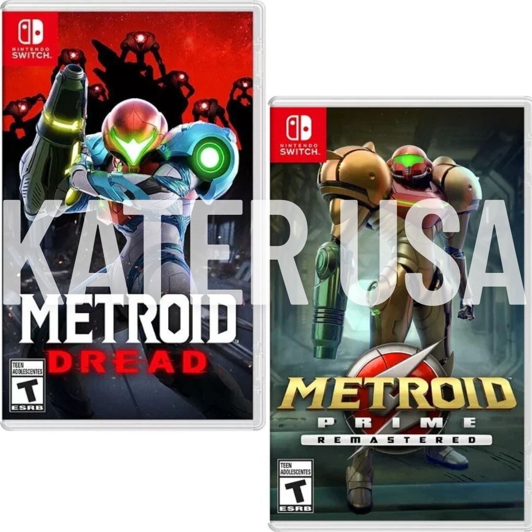 Metroid Dread + Prime Remastered Switch Brand New Game Bundle