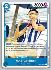 MR. 3 (Galdino) OP01-085 One Piece FOIL Card 