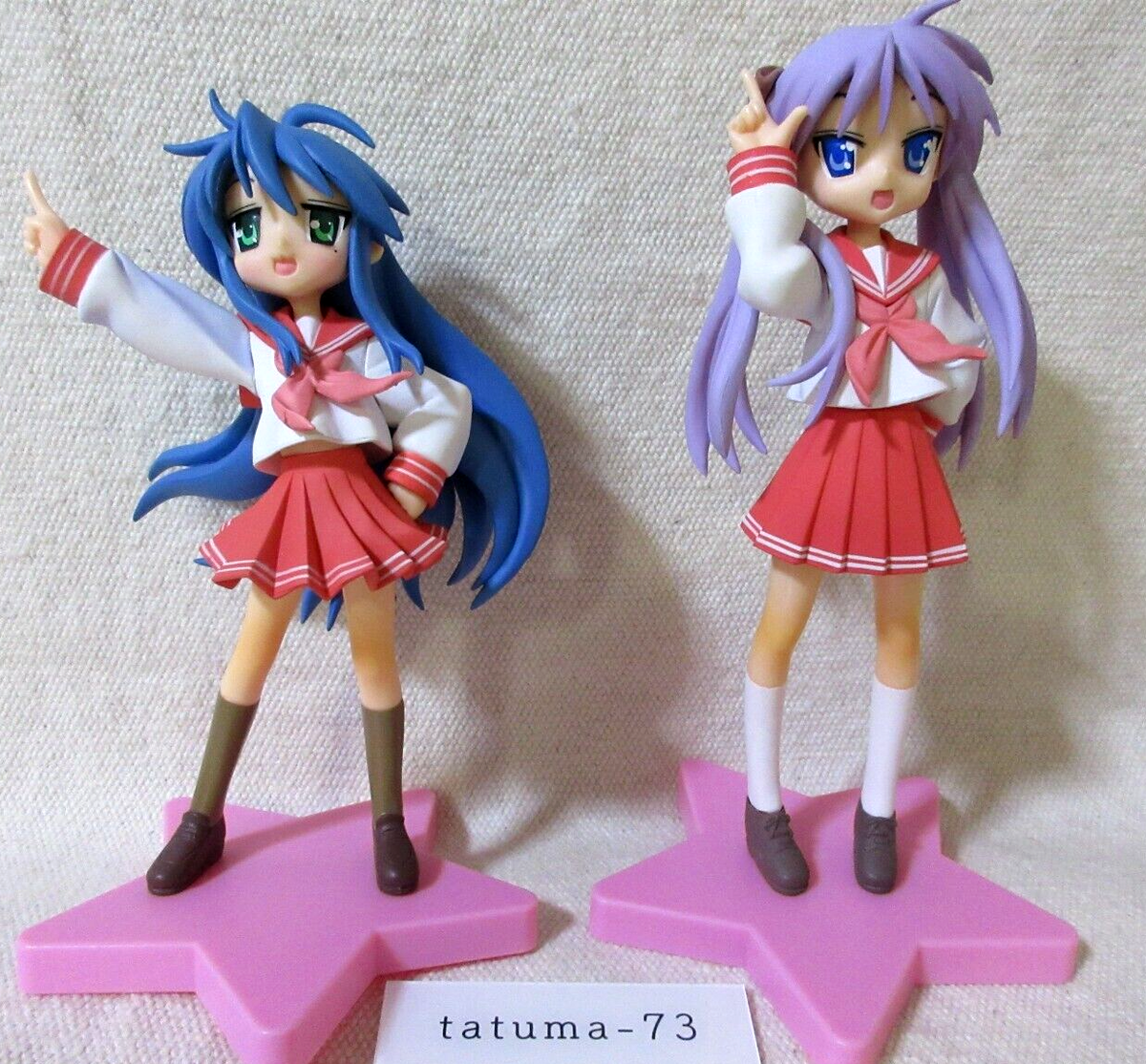 Lucky Star Konata Izumi Kagami Hiiragi Extra Figure Set of 2