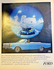 Magazine Advertisement 1965 Ford Galaxie 500 Xl