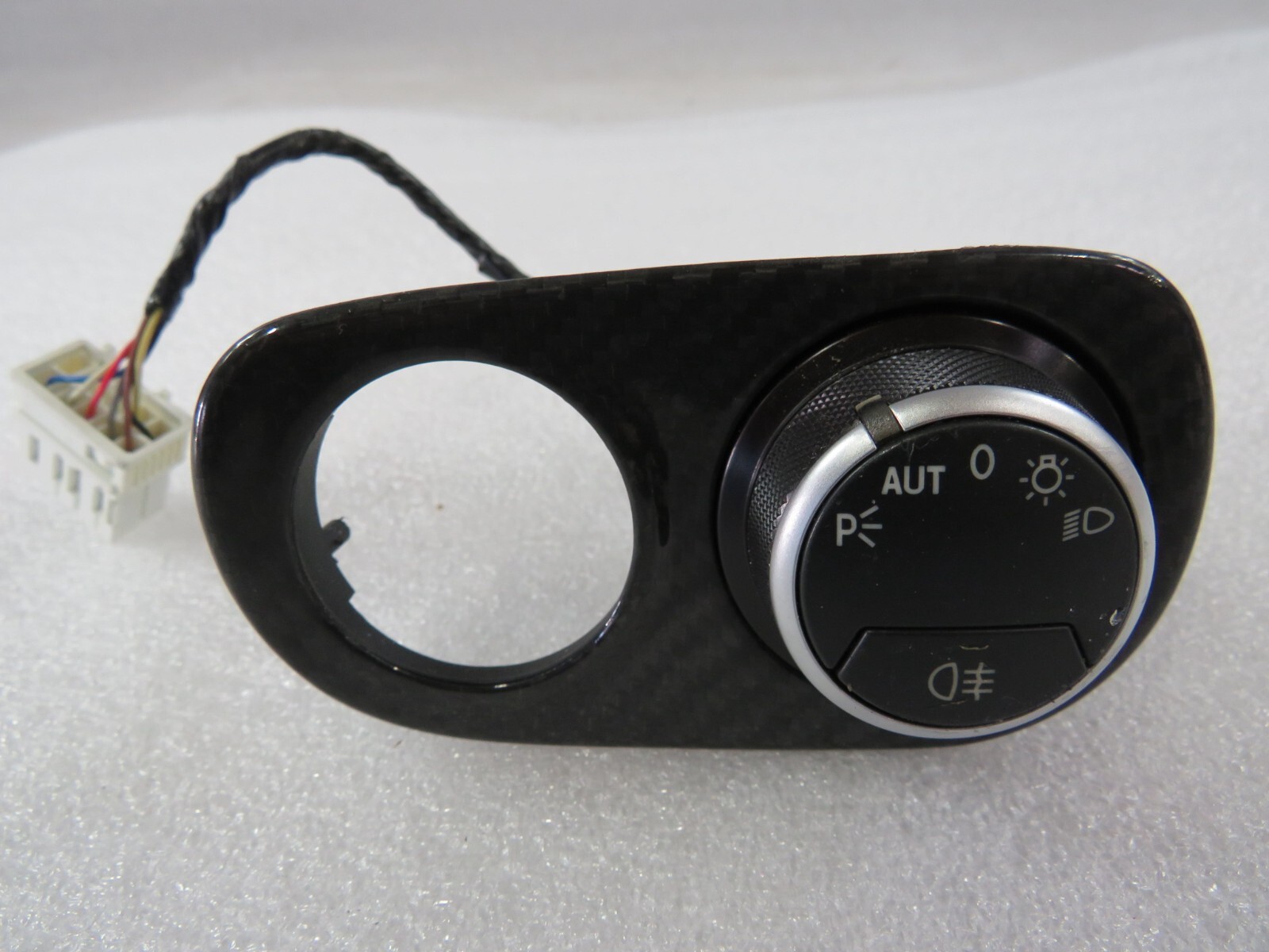 Ferrari 458 Italia, Headlight/Headlamp Switch, Carbon Fiber Wrap, Used, 72728800