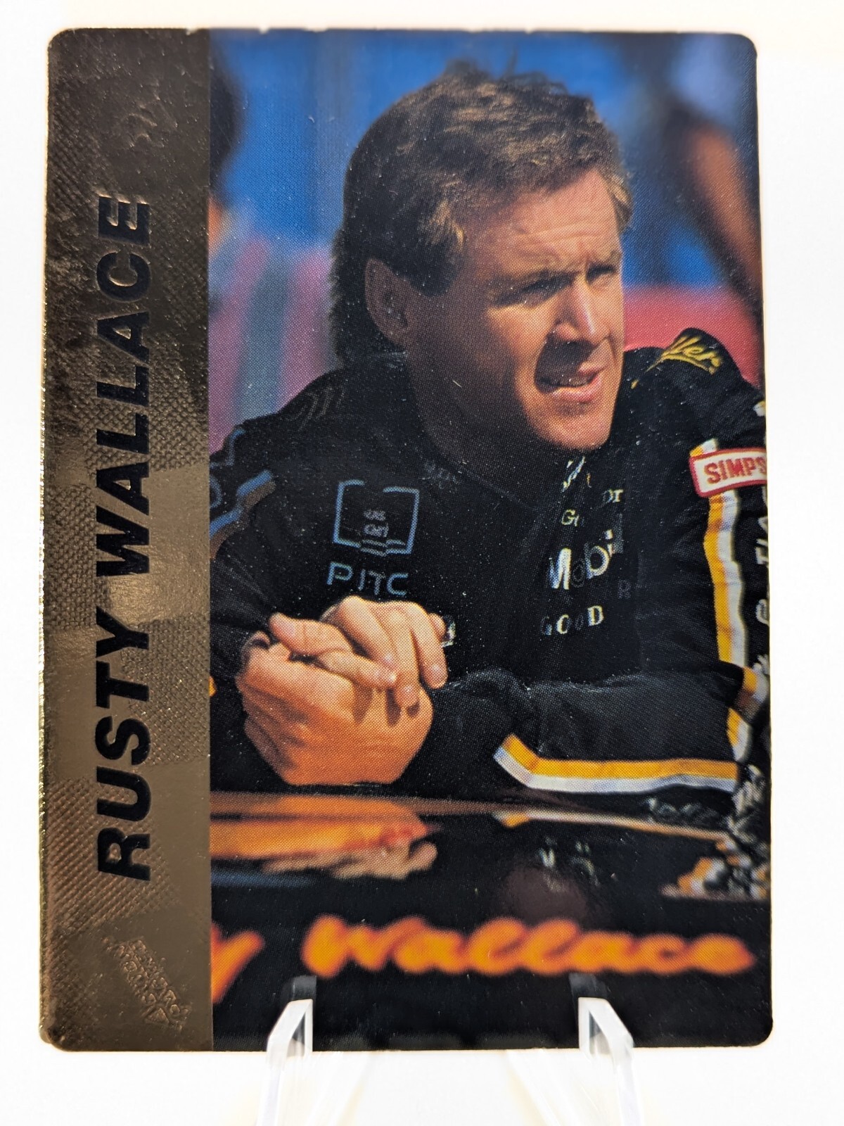 1994 Action Packed Rusty Wallace 300 Career Starts card #2 NASCAR HOF