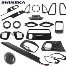 Carbon Fiber Full Interior Decoration Cover Trim For Chevrolet Camaro 2017