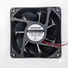 1PCS SD1238M2B DC24V 0.50A 2-wire silent cooling fan