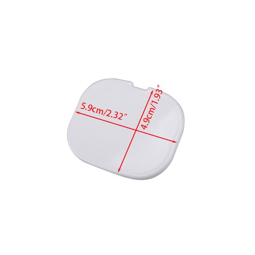Front Fits For 2016-2018 Smart Fortwo 453 White Bumper Tow Hook Eye Cover Cap - Picture 3 of 8
