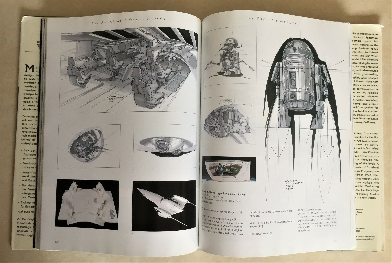 The Art Of Star Wars Ser The Phantom Menace Episode I By Jonathan Bresman 1999 Hardcover For Sale Online Ebay