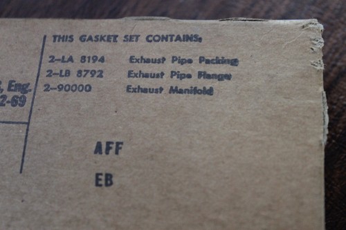 NOS Exhaust Manifold Gasket Set Fel-Pro MS 90000 1962 - 69 Ford Mercury V8 - Picture 3 of 4