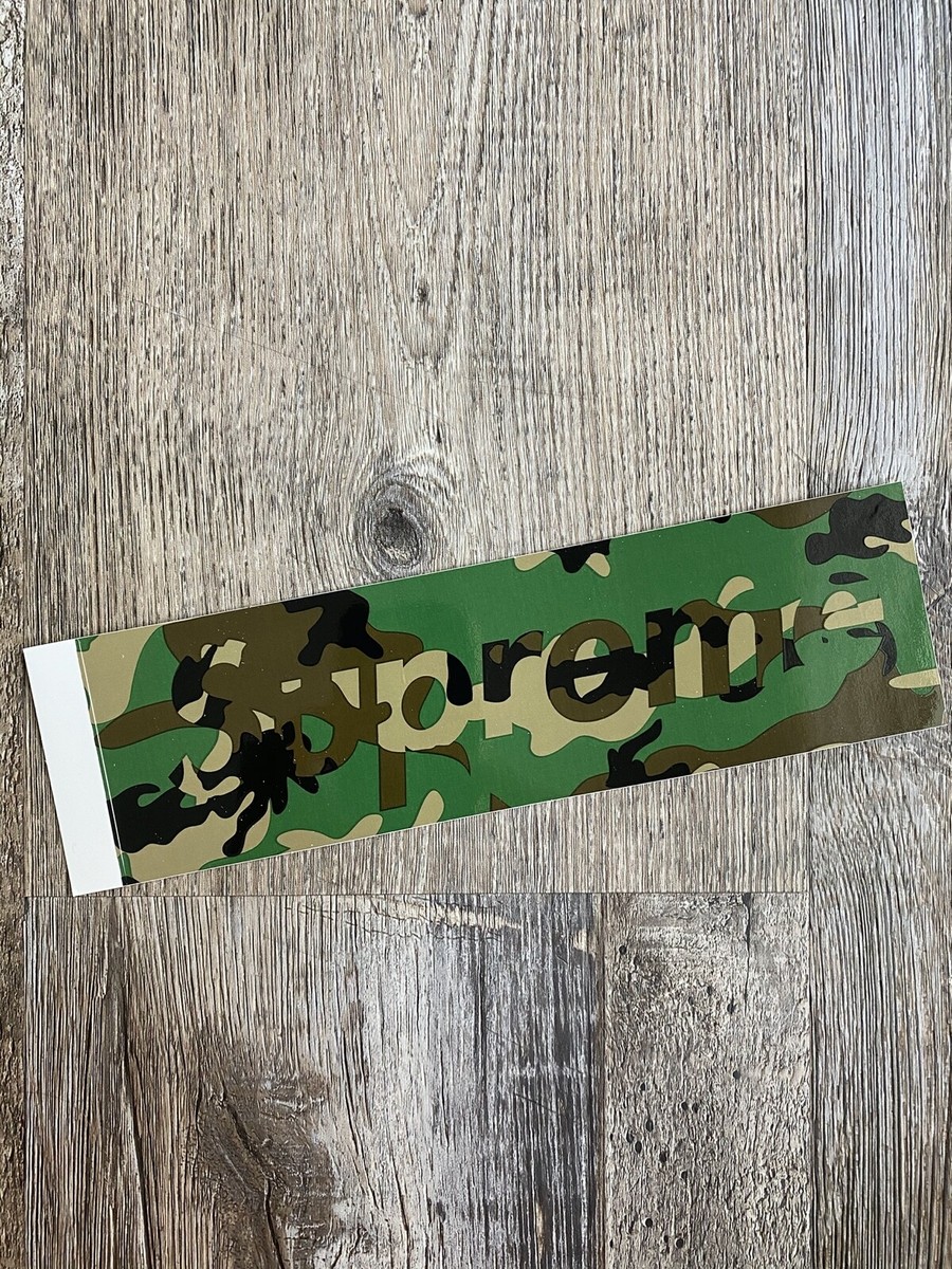 SUPREME BOX LOGO - GREEN CAMO - 2020 - 100% AUTHENTIC | eBay