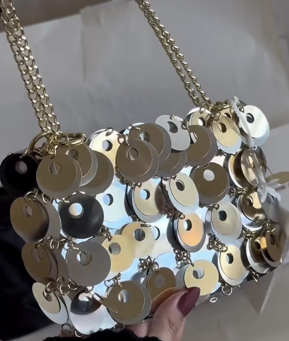 Rabanne X H&M Disc Shoulder Bag | eBay 