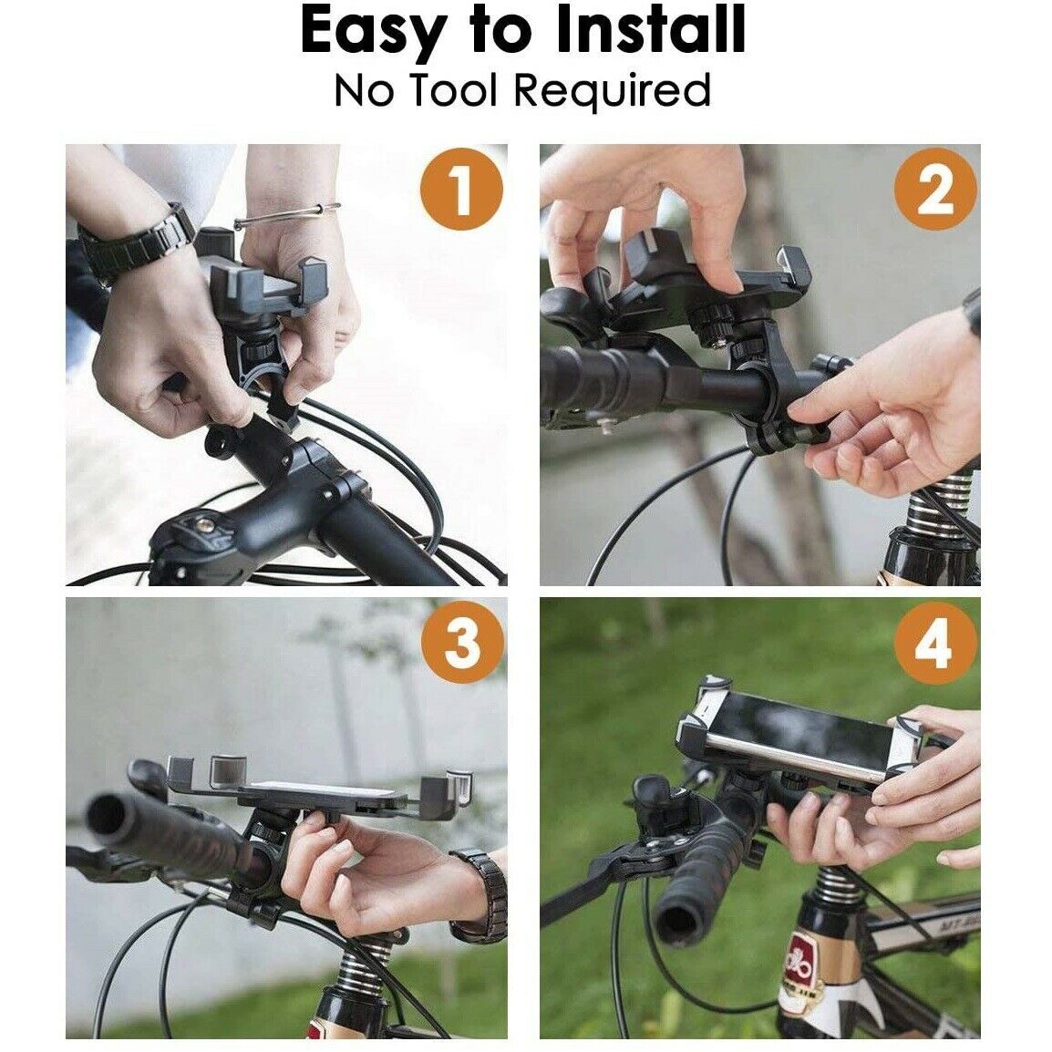 Support Téléphone à Col De Cygne Flexible - Long Bras Réglable Avec Pince - Pour Bureau, Vélo, Cuisine