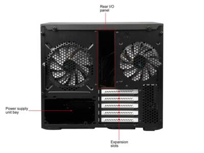 Fractal Design Node 804 Black Window Aluminum Steel Micro ATX Cube