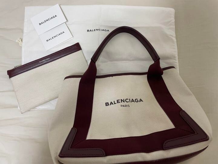 BALENCIAGA Campus & Tote Bag Cotton Leather Rare color BALENCIAGA Campus & Tote Bag Cotton Leather Rare color