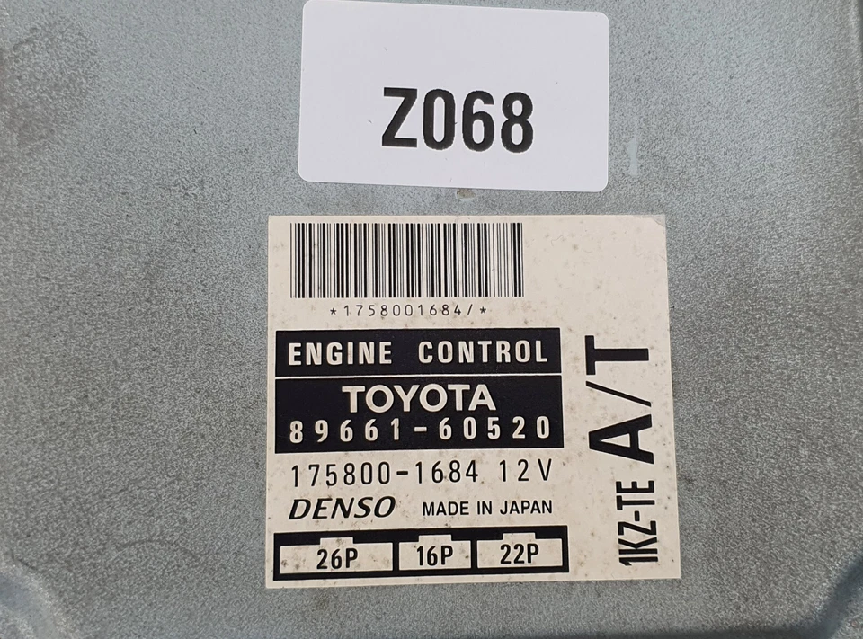 Toyota Land Cruiser Prado KZJ90W 1KZTE A/T 89661-60520 engine computer oem jdm - Image 2 of 4