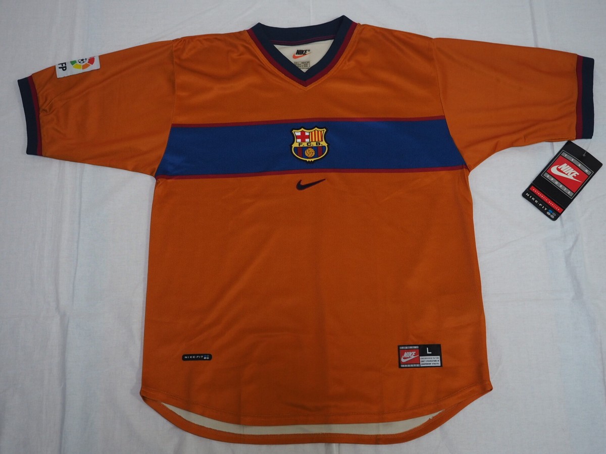 NIKE　1998〜1999 FCバルセロナ　ユニフォーム　アウェイ NIKE 1998〜1999 FCバルセロナ ユニフォーム アウェイ