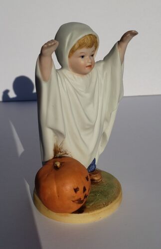 Vintage Home Interiors Homco Denim Days 1516 Halloween Fun Figuren 1985 Bauernhof - Bild 16 von 21
