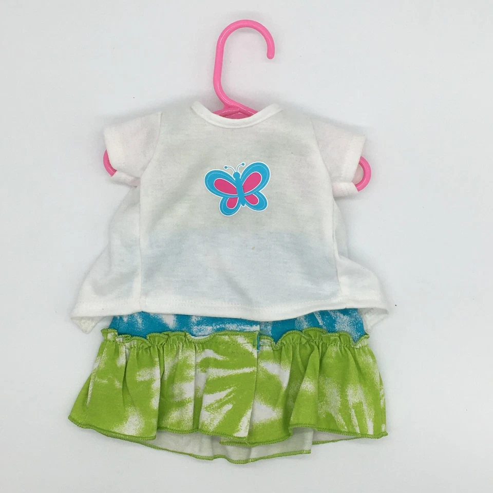 Dollie & Me Conjunto Vestido Mariposa Primavera Verano a Juego y Corazón 11" Foto 2 de 4