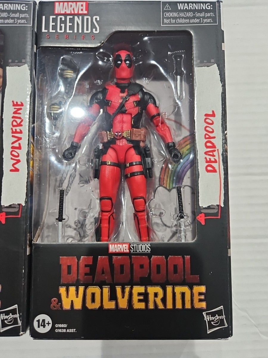 Marvel Legends Deadpool & Wolverine 2体 Marvel Legends Deadpool and Wolverine Set of 2 Figures NEW - Free