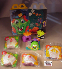 1998 McDonald's Halloween toys  box MIP Ronald  Pals Happy Meal 8 pc. MIB MIP