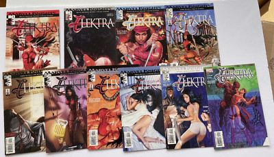 ELEKTRA Vol 2. Issues# 1,,2,3,7,10, 11,13,20, 21,35..10 BOOK LOT!