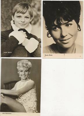 88/459 AK SCHAUSPIELERIN DEFA DDR URSULA WERNER + RENATE BLUME + JUTTA WACHOWIAK
