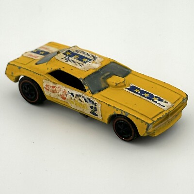 Vtg 1969 Hot Wheels Redline Funny Car Snake Don Prudomme Plymouth
