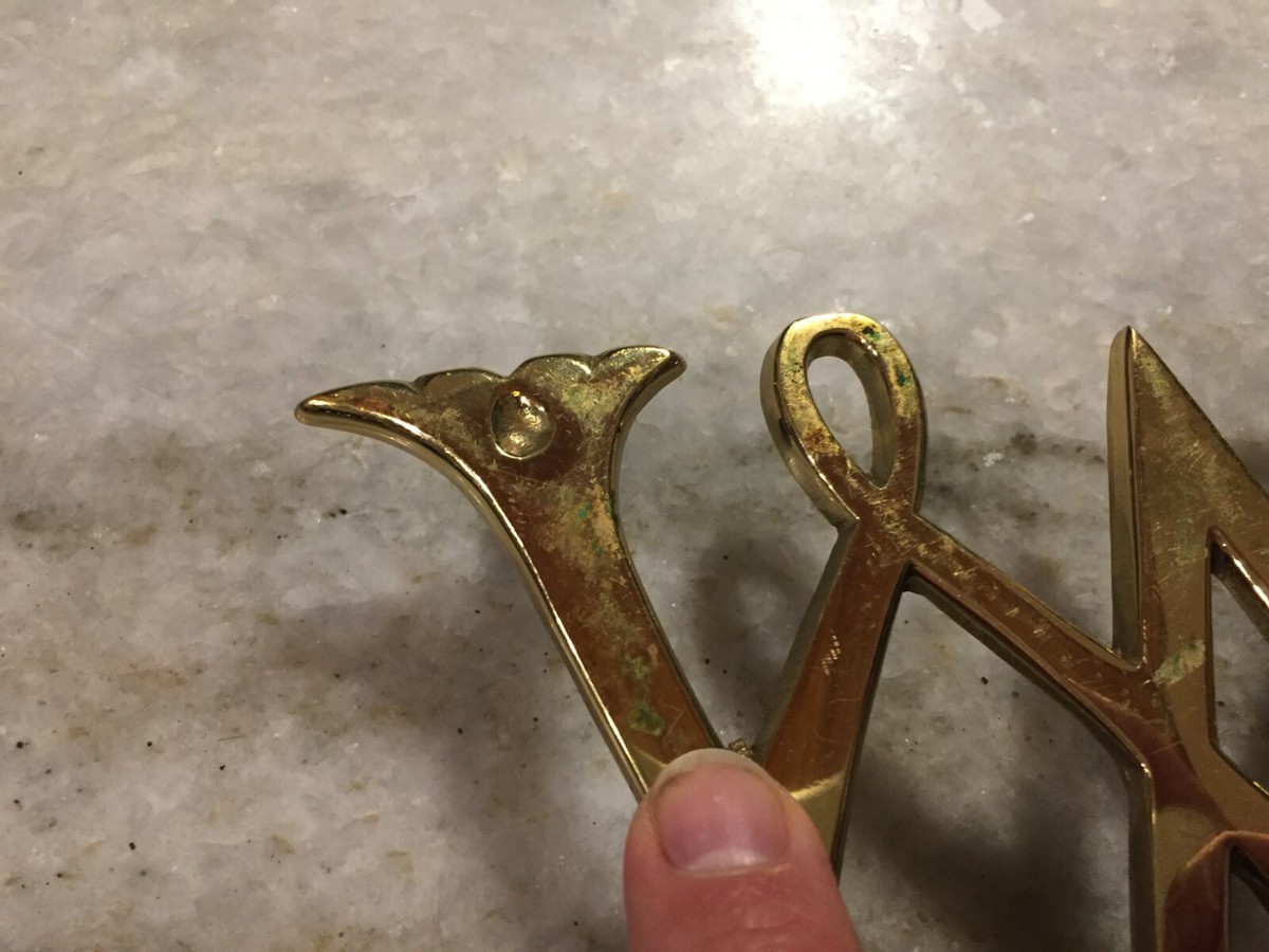 Vintage, 1950s, Brass Trivets/Hot Plates William and Mary College