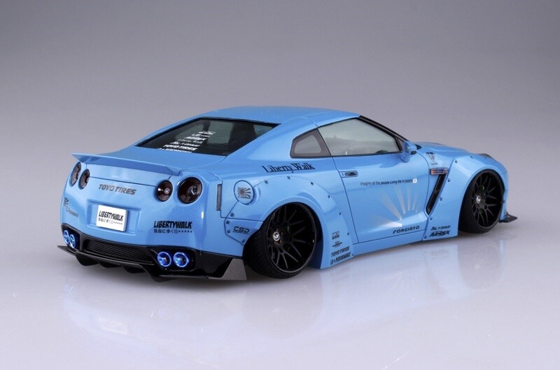LIBERTYWALK LB★Works Nissan GT-R ミニカー TSM Mini GT LB Works NISSAN GT-R Liberty Walk WearIt Pink
