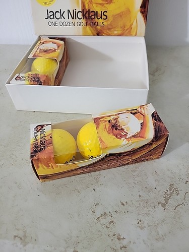 6 Vintage Jack Nicklaus Golden Bear MacGregor Golf Balls RARE - Picture 2 of 5