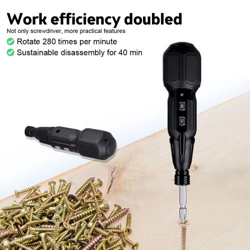 3,6 V Mini Kabelloser Elektrischer Wiederaufladbarer Schraubendreher Elektrische Reparaturwerkzeuge USA - Bild 8 von 16