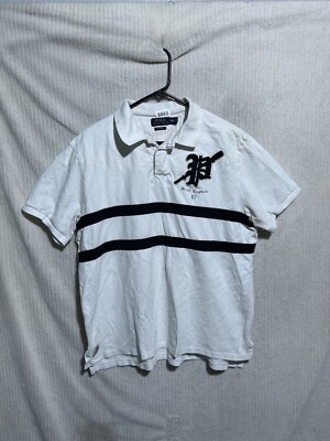 Polo Ralph Lauren Skull Captain rowing club polo shirt size XXL