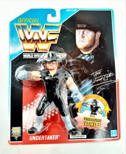 WWF Undertaker Wrestling Figure Blue Card 1991 Has...