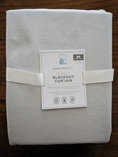 POTTERY BARN KIDS Quincy Canvas Blackout Curtain-44x96"-Light Gray-NWT