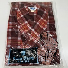 VTG Verdon Men s Plaid Robe Swiss Guard Plaids SZ M NOS