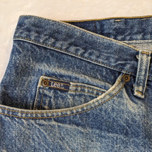 Lee Distressed Regular Fit Jeans Straight Leg Herren 36x29 Faded Workwear - LESEN - Bild 3 von 11