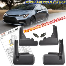 Set Mud Flaps Splash Guards Mudguard For Toyota Corolla E210 4dr Sedan 2019-2023