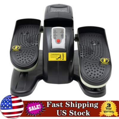 Under Desk Elliptical Machine Electric Seated Leg Foot Pedal Exerciser w/  Remote