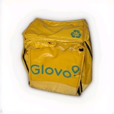 Zaino GLOVO - Borsa Termica Delivery Porta Pizze Fattorino IMPERMEABILE/ESPANDIB