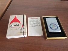 Zippo USS ENTERPRISE 1977 CVN 65 Unfired Box Has Minor Wear But Lighter Is Mint