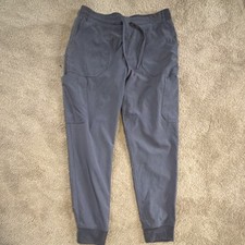 Carhartt Gray Cotton Jogger Pants Scrubs MediumDrawstring Elastic Waist Pockets