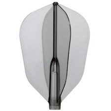 Cosmo Fit Flight Air Dart Flights - Super Shape Smoke Black