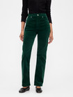 Gap High Rise '90s Original Straight Corduroy Pants 31 Regular Evergreen Green — photo 3