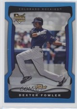 2009 Topps Finest Blue Refractor /399 Dexter Fowler #130 6ks
