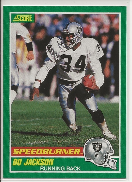 1989 Score - Speedburner Bo Jackson #314