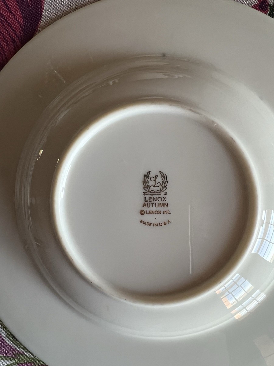 Lenox Autumn (Gold Backstamp) China Service For 8-10; 70 Pieces