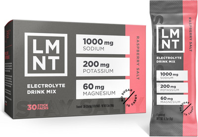 Zero Sugar Electrolytes, Raspberry Salt Drink Mix, 30-Count