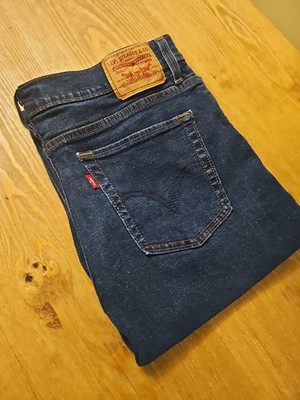 Levi's 512 Perfectly Slimming Women's Size 14T Dark Blue Bootcut  Jeans O1