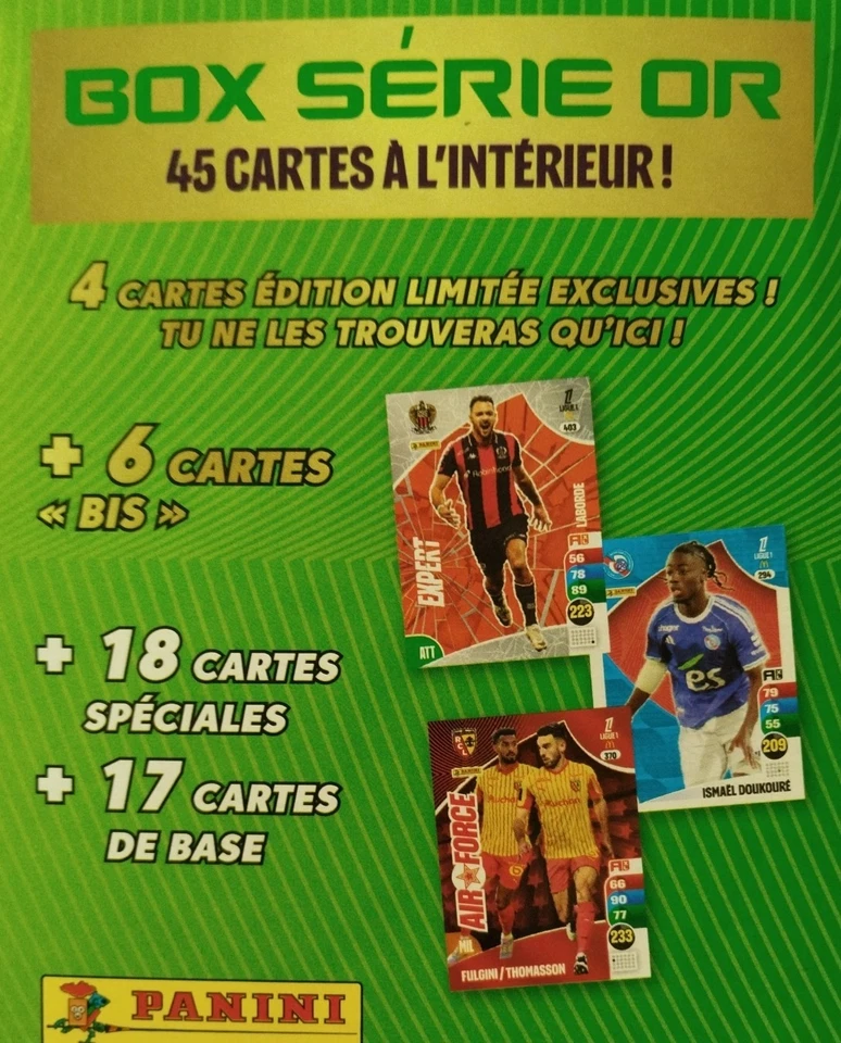 Adrenalyn XL - Ligue 1 2025/26 - Box Série Or - 45 Cartes - Scellée - Photo 2/4