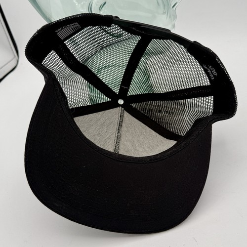 Jacks Surfboards Black Sea Hula Trucker Hat Cap Black Snapback Huntington Beach - Picture 9 of 9